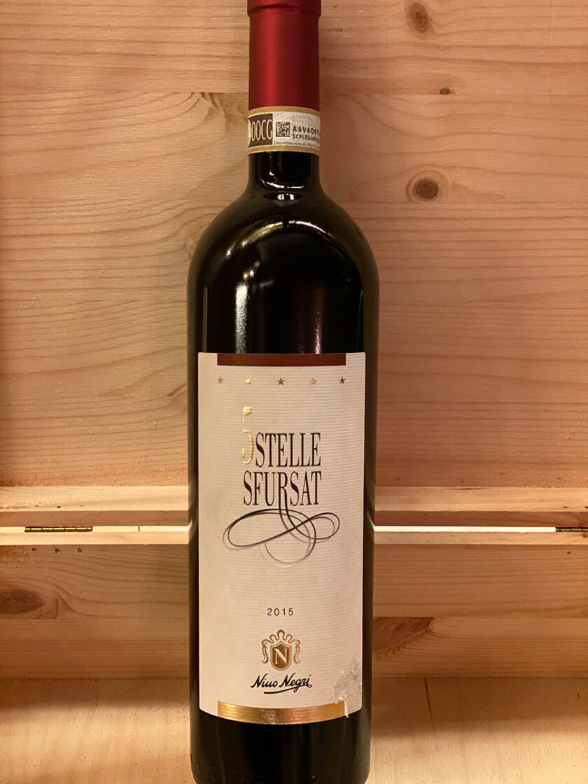 Nebbiolo Valtellina Sfursat 5 stelle Nino Negri